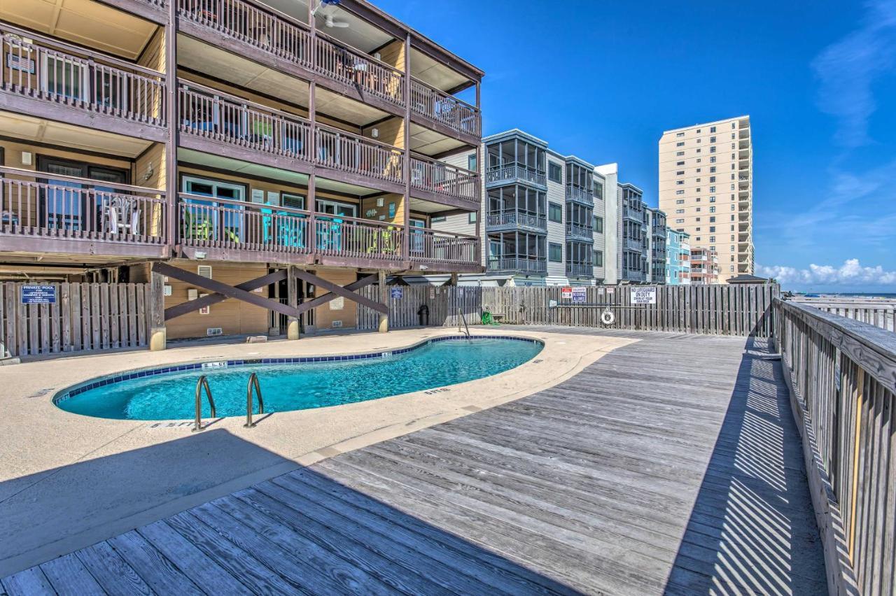 Beach Lovers Haven Oceanfront Condo With Pool! Myrtle Beach Dış mekan fotoğraf